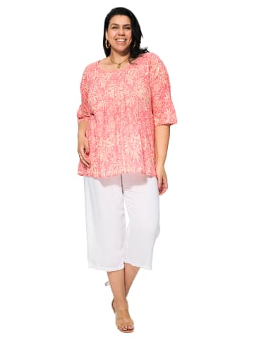 Aller Simplement Bluse in Pink/ Creme