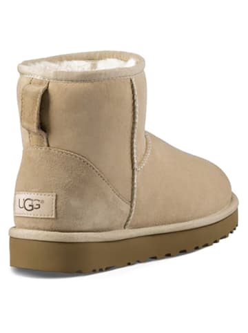 UGG Boots met lamsvacht "Classic Mini II" beige
