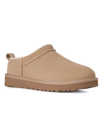 UGG Leren enkelboots beige