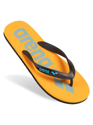 Arena Teenslippers oranje/zwart