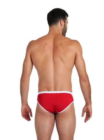 Arena Kąpielówki w kolorze czerwono-białym