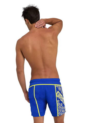 Arena Badeshorts in Blau/ Gelb