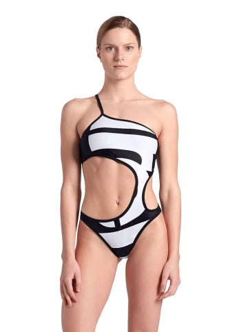 Arena Badeanzug in Schwarz/ Weiß