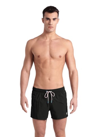 Arena Badeshorts in Schwarz/ Weiß