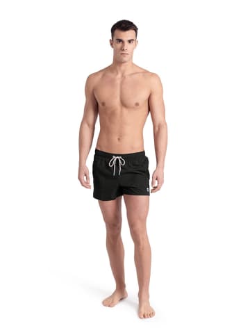 Arena Szorty kąpielowe w kolorze czarno-białym