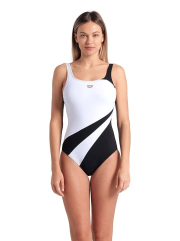 Arena Strój kąpielowy w kolorze czarno-białym