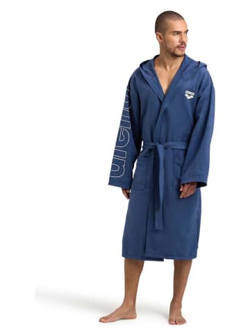 Arena Bademantel "Zeal Plus" in Dunkelblau
