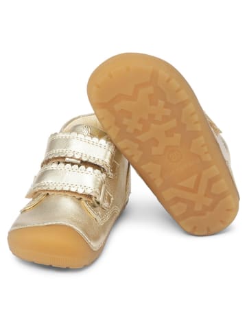 Bundgaard Loopleerschoenen "Petit Strap" goudkleurig