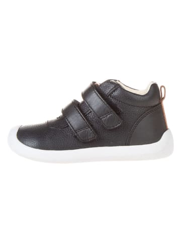 Bundgaard Leder-Sneakers "The Walk Strap Sporty" in Schwarz