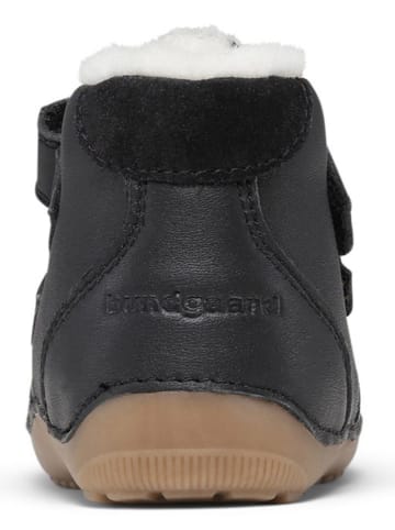 Bundgaard Buty "Petit Mid Winter Strap" w kolorze czarnym do nauki chodzenia