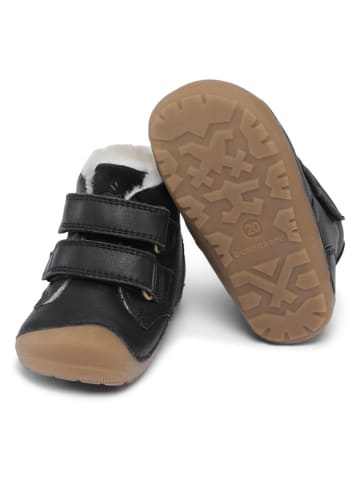 Bundgaard Buty "Petit Mid Winter Strap" w kolorze czarnym do nauki chodzenia