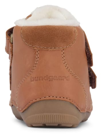 Bundgaard Leder-Boots "Petit Mid Winter Strap" in Orange