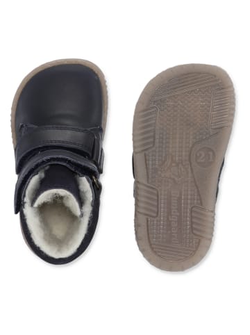 Bundgaard Leder-Winterboots "Rabbit" in Dunkelblau