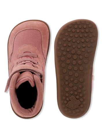 Bundgaard Skórzane botki zimowe "Brooklyn" w kolorze jasnoróżowym