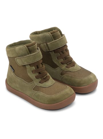 Bundgaard Leder-Winterboots "Brooklyn" in Khaki/ Hellbraun