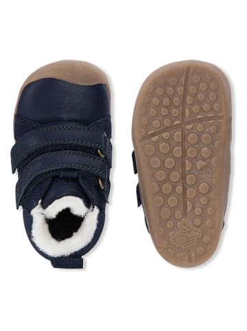 Bundgaard Leder-Winterboots "Bloom" in Dunkelblau