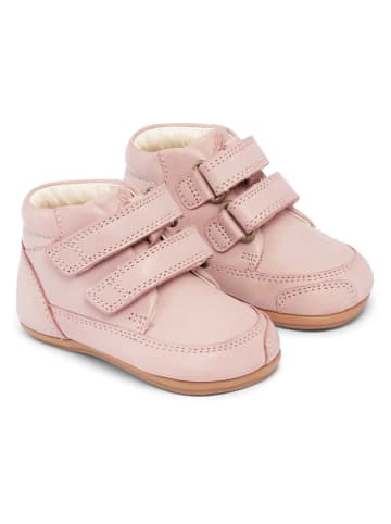 Bundgaard Leder-Lauflernschuhe "Prewalker II Strap" in Rosa