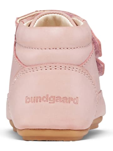 Bundgaard Leren loopleerschoenen "Prewalker II Strap" lichtroze
