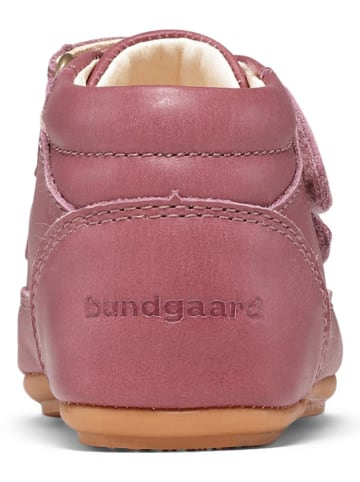 Bundgaard Leren loopleerschoenen "Prewalker II Strap" lichtroze