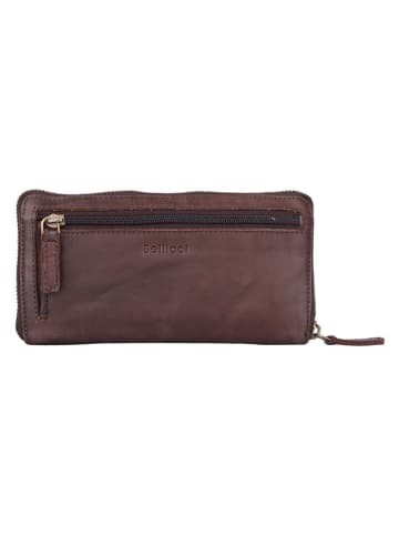 Bellicci Leder-Geldbörse "Chalice" in Braun - (B)20 x (H)10 x (T)2,5 cm