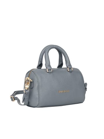 Bellicci Leder-Henkeltasche "Cara" in Hellblau - (B)18 x (H)14 x (T)7 cm