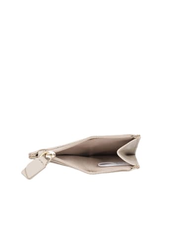 Bellicci Leren portemonnee "Viveca" crème - (B)11 x (H)8 x (D)1 cm