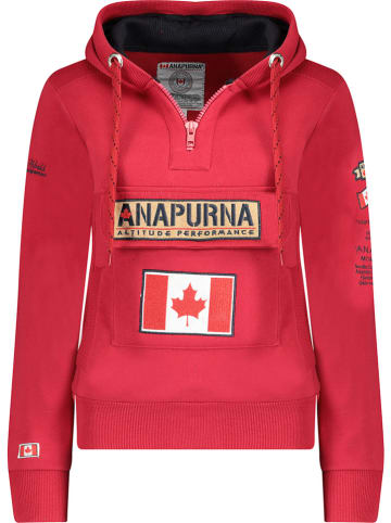 ANAPURNA Sweatshirt "Gymana" rood