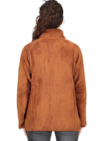 ANAPURNA Fleece vest "Uternel" lichtbruin