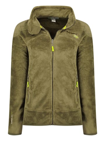 ANAPURNA Kurtka polarowa "Uternel" w kolorze zielonym