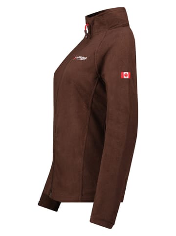 ANAPURNA Fleece vest "Tonneau" bruin