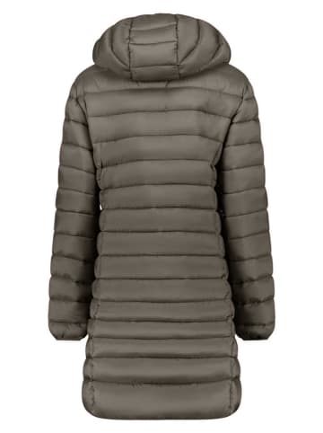 ANAPURNA Doorgestikte mantel ''Akitalana'' kaki