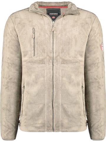 ANAPURNA Kurtka polarowa "Utah" w kolorze beżowym