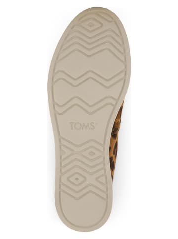 TOMS Leren instappers lichtbruin