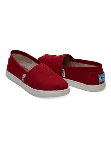 TOMS Slippersy w kolorze czerwonym