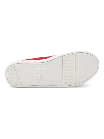 TOMS Slipper in Rot