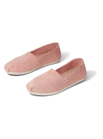 TOMS Slippersy w kolorze szaroróżowym
