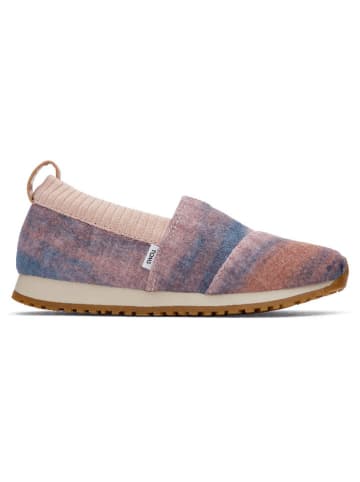 TOMS Instappers lichtroze/blauw