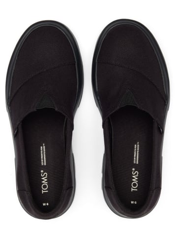 TOMS Slippersy w kolorze czarnym