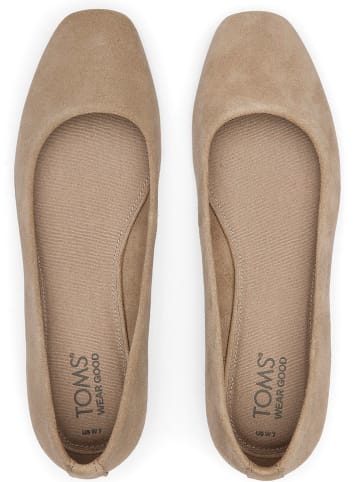 TOMS Baleriny w kolorze brązowym