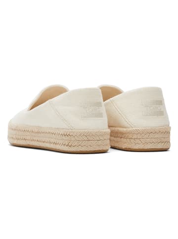 TOMS Espadrilles in Creme