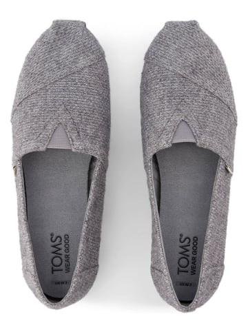 TOMS Espadryle w kolorze szarym