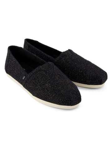 TOMS Espadrilles in Schwarz