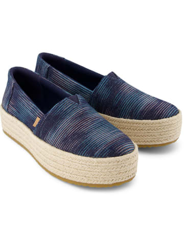 TOMS Espadryle w kolorze granatowym