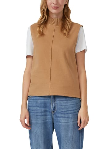 s.Oliver Bezrękawnik w kolorze jasnobrązowym