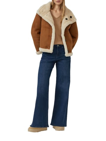 s.Oliver Sweter w kolorze jasnobrązowym