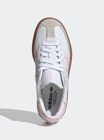 adidas Skórzane sneakersy "Sambae" w kolorze białym