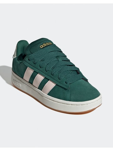 adidas Skórzane sneakersy "Grand Court Alpha 00s" w kolorze zielonym