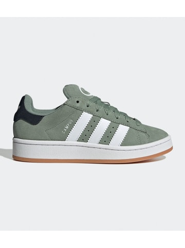 adidas Skórzane sneakersy "Campus 00s" w kolorze zielonym