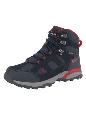 Jack Wolfskin Leder-Wanderboots "Trail Hiker Texapore" in Dunkelblau