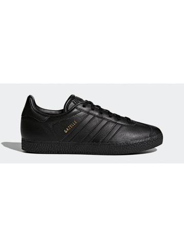 adidas Leder-Sneakers "Gazelle" in Schwarz